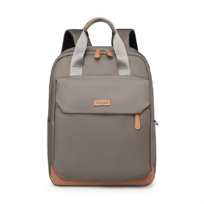 Minimalist Laptop Backpack with Luggage Strap, Stylish Daypack with Anti-Theft Pocket, Durable Casual Carry (KHAKI) - color: Khaki