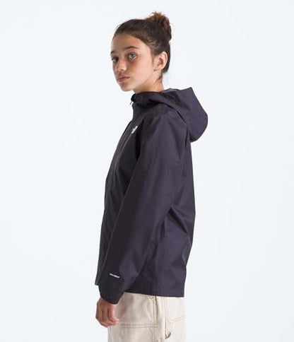 THE NORTH FACE Kids' Zipline Rain Jacket | Breathable Waterproof Rain Coat, Elastic Cuffs, Zip Pockets, Water Repellent - color: Endless Dusk, size: XX-Large
