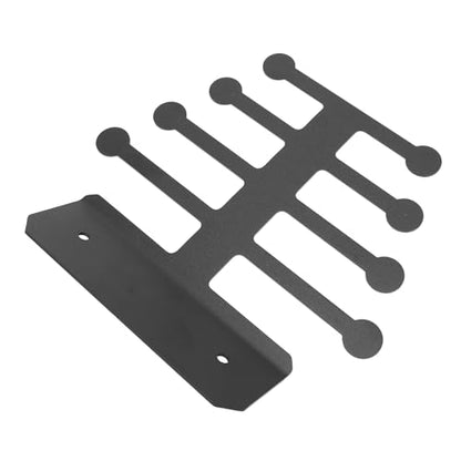 Pilipane Band Storage Rack Heavy Duty Wall Mounted Multifunctional Gym Equipment Organizer for Resistance Bands Jump Ropes Lifting Belts Carbon Steel 20.3 x 12.6cm