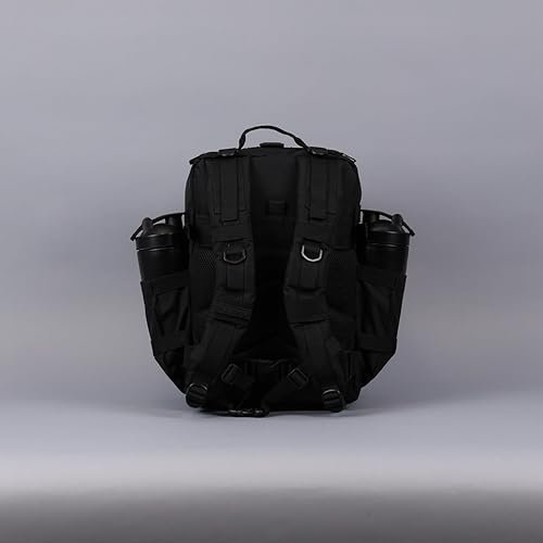 WOLFpak 35L Tactical Gym Backpack (Nightshade) Durable 1000D Waterproof Oxford Material with MOLLE Webbing, Laptop Pocket & Dual Cup Holders, Durable Fitness/Travel/Military Daypack - color: Nightshade Edition