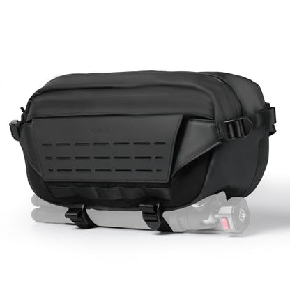 ULANZI Camera Sling Bag, Water-Resistant Camera Case with Tripod Holder, DSLR/SLR/Mirrorless Camera Bags Crossbody for photographers - Black 9L Capacity - size: Black 9L