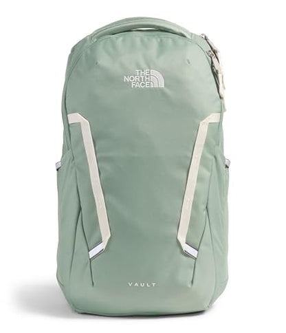The North Face Women's Vault Everyday Laptop Backpack - Commuter Travel Bag, Water-Repellent, Spacious Main Compartment, Slate Moss/White Dune, One Size - color: Slate Moss/White Dune