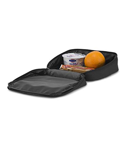 JanSport Lunch Break Insulated Cooler Bag - Leakproof Picnic Tote, Black - color: Black