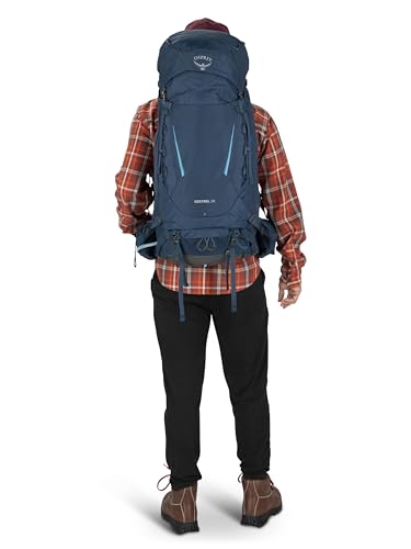 Osprey Kestrel 38L Men's Backpacking Backpack - Hiking & Camping Bag with Waterproof Raincover, Olive Tan, Large/X-Large - color: Olive Tan, size: Large-X-Large