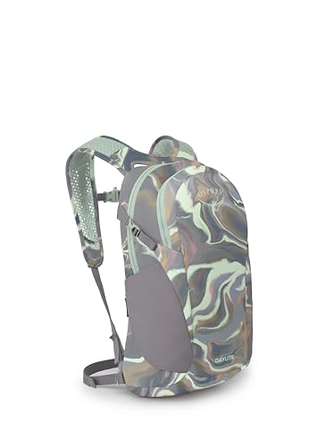 Osprey Daylite Commuter Backpack, Euphoria Flowing Print/Soundwave Grey - color: Euphoria Flowing Print/Soundwave Grey