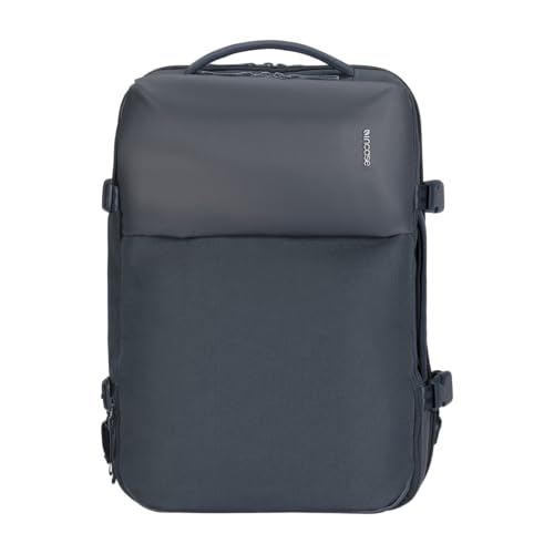 Incase A.R.C. Travel Backpack 38L – Expandable Carry On Luggage, Fits up to 17" Laptop – Butterfly Opening, Quick Access Pocket, Shoe Storage – Airplane Travel Essentials, Weekend Bag – Navy - color: Navy