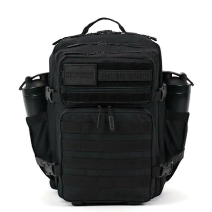 WOLFpak 35L Tactical Gym Backpack (Nightshade) Durable 1000D Waterproof Oxford Material with MOLLE Webbing, Laptop Pocket & Dual Cup Holders, Durable Fitness/Travel/Military Daypack - color: Nightshade Edition
