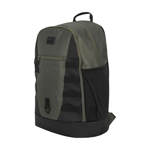 PUMA Fluid Backpack in Performance Airmesh with Laptop Sleeve & Padded Adjustable Straps, Green Moss, One Size - color: Green Moss