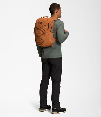 The North Face Jester Everyday Laptop Backpack - Commuter Daypack, Water Repellent, Laptop Sleeve, Leather Brown/TNF Black-NPF, One Size - color: Leather Brown/Tnf Black-npf