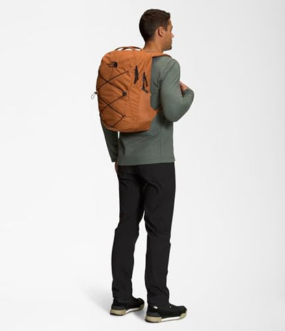 The North Face Jester Everyday Laptop Backpack - Commuter Daypack, Water Repellent, Laptop Sleeve, Leather Brown/TNF Black-NPF, One Size - color: Leather Brown/Tnf Black-npf