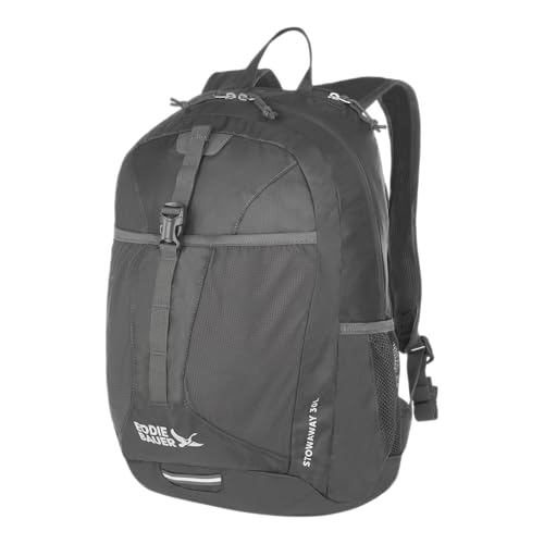 Eddie Bauer Stowaway Packable Backpack | Travel | Outdoor | Lightweight | Foldable | Durable | Ripstop Polyester | 30L - Dark Smoke - color: Dark Smoke, size: 30L