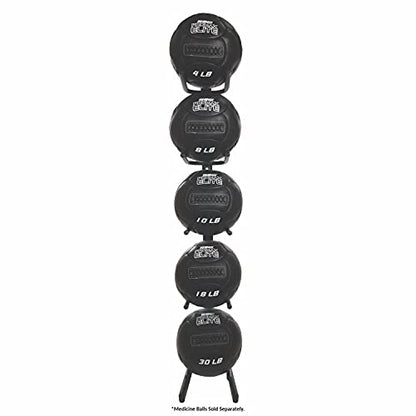 Champion Sports Rhino Promax Wall Balls - Soft Shell Non-Slip Grip for Weightlifting, Plyometrics, Cross Training, & Home Gym - style: U-Ring Single Storage Tree