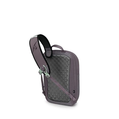 Osprey Nebula Shoulder Sling Bag - Crossbody Backpack with Laptop Sleeve and Bottle Pocket, Graphite Purple Heather - color: Graphite-purple Heather