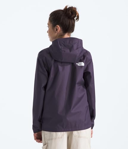 THE NORTH FACE Kids' Zipline Rain Jacket | Breathable Waterproof Rain Coat, Elastic Cuffs, Zip Pockets, Water Repellent - color: Endless Dusk, size: Small