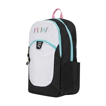 PUMA Rally Backpack, White, OS - color: White/Safe Lake/Lilac