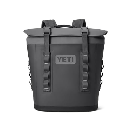 YETI Hopper M Series Backpack Soft Sided Coolers with MagShield Access - color: Charcoal, size: M12