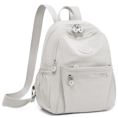 Mini Backpack Purse for Women, Stylish Daypack Shoulder Bag, Small Lightweight Daypack for Work Travle College (A- Cream White) - color: A- Cream White