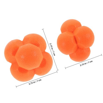 TOYANDONA Reaction Training Ball 7cm Hexagon Speed Agility Rubber Ball Hand-Eye Coordination for Boxing Goalkeeper and Sports Reflex Training