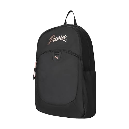 PUMA Rally Backpack, Black/Pink, OS - color: Black/Rose Gold