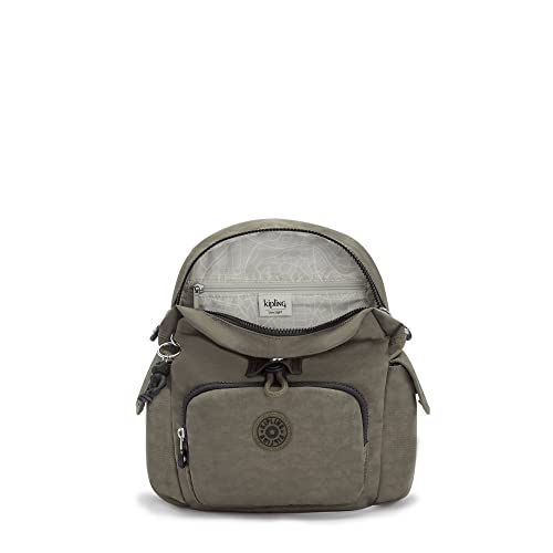 Kipling Women's City Pack Mini Backpack, Lightweight Versatile Daypack, Bag - color: Green Moss, size: Mini