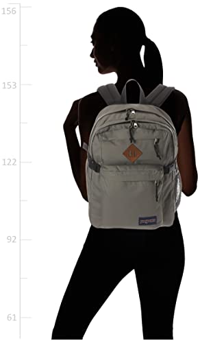 JanSport Main Campus Backpack - Travel or Work backpack w 15-Inch Laptop Sleeve and Dual Water Bottle Pockets, Graphite Grey - color: Graphite Grey