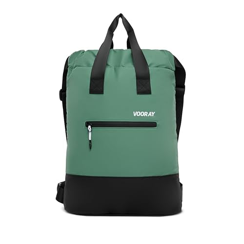 VOORAY 23L Flex Cinch Drawstring Backpack, Sage – Lightweight Travel Bag, Sports Gym Backpack for Women & Men, Weekender Bag - color: Sage