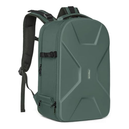 MOSISO Camera Backpack, DSLR/SLR/Mirrorless Photography Camera Bag 15-16 inch Waterproof Hardshell Case with Tripod Holder&Laptop Compartment Compatible with Canon/Nikon/Sony, Emerald Green - color: Emerald Green