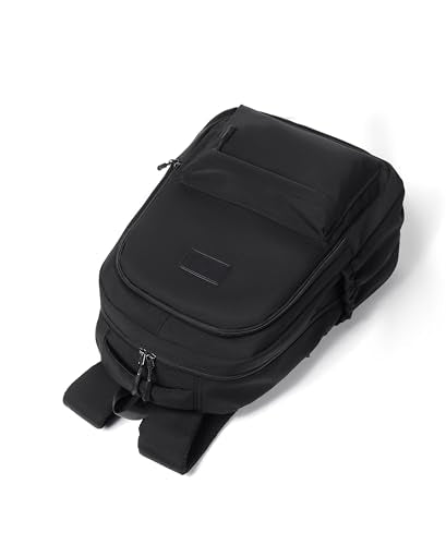 Water-Resistant Casual Backpack - Lightweight Travel Daypack with Laptop Compartment & Multi-Pocket Design (White) - color: White