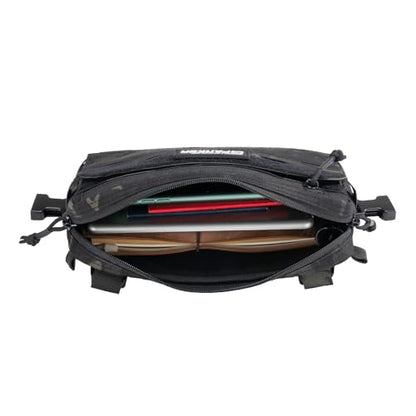 EXCELLENT ELITE SPANKER Tactical Chest Rig Pack EDC Chest Bag Molle Utility Chest Pouch for Outdoor Hunting Workouts Hiking - color: Multicam Black