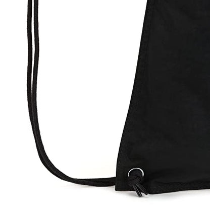 Kipling Women's Supertaboo Drawstring Bag, Strong, Colorful, Convenient, Polyamide bag - color: True Black, size: 15.5''L x 17.75''H x 0''D