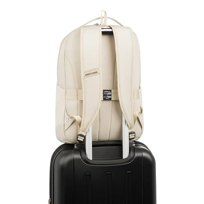 SwissGear Orientation Laptop Backpack, Sandshell, 17"x12"x7" - color: Sandshell, style: Orientation