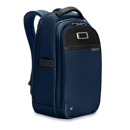Briggs & Riley @work Slim Backpack - color: Navy, size: Slim