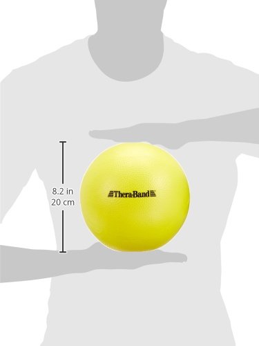 THERABAND Mini Ball, 9-Inch Pilates & Yoga Exercise Ball, Small Inflatable Core Ball for Stability, Balance, Rehab, Physical Therapy & At-Home Workouts, Soft Non-Slip Surface, Standard Version - style: Original