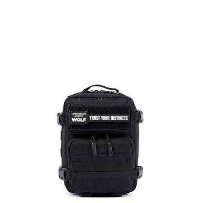 WOLFpak 9L Mini Meal Prep Management Backpack (Alpha Black) Lunch Box, Cooler, Travel, Insulated Bag, Daypack - color: Alpha Black