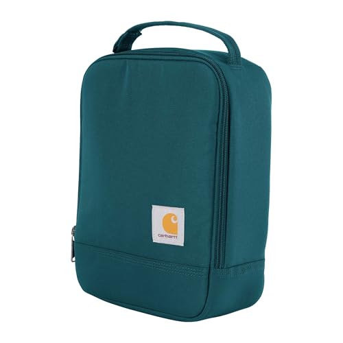 Carhartt Insulated Lunch Cooler For Men and Women, Fully Insulated Lunch Pale for Everyday Use, Greenstone - color: Greenstone