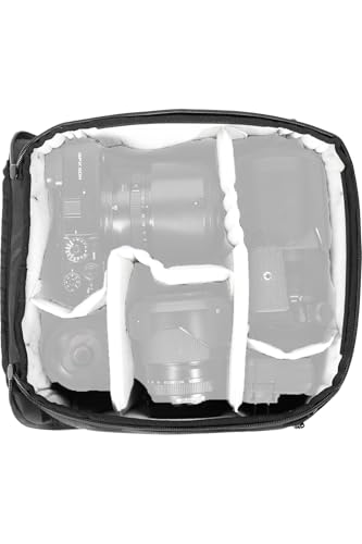 Peak Design Camera Cube V2, Smedium (Small/Medium), Custom Organization and Protection, Weatherproof Shell with Interior Padding, Camera Bag Insert Compatible Travel & Outdoor Bags