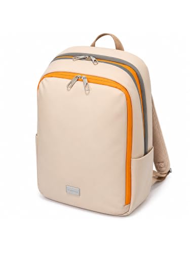 Lumos Laptop Backpack – Luxury Stylish Slim 20L Laptop Backpack for Work, Business, Travel – Ergonomic Comfort, Anti-Theft, Water Resistant, Reflective, Fits 16" Laptop, Gift for Women & Men