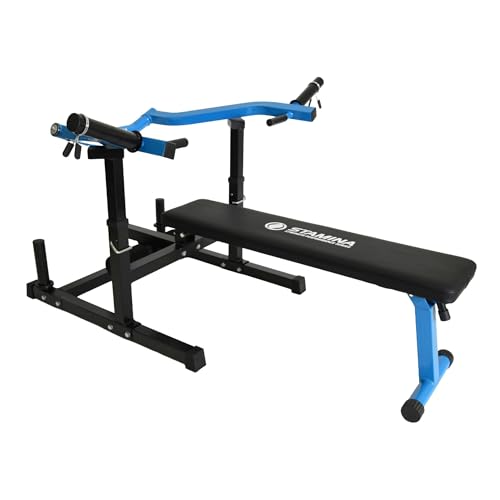 Stamina Strength Training Machine Chest Press and Leg Extension Curl Home Gym Equipment Adjustable - size: Chest Press