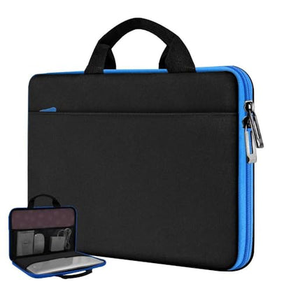 Hseok Laptop Case for MacBook Pro 14 inch TSA Sleeve Handbag, Blue Edge - color: Blue edge