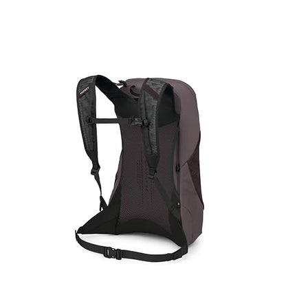 Osprey Hikelite LT 16L Hiking Backpack - Lightweight Travel Daypack with Rain Cover for Men and Women, Graphite Purple - color: Graphite Purple, style: 16l