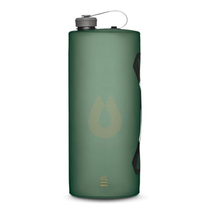 HydraPak Seeker - Collapsible Camping Water Storage (4L) - BPA & PVC Free, Hydration Reservoir Bag, Leak Proof - Sage Green - color: Sage Green, size: 4 Liter