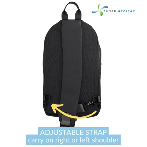 Sugar Medical Insulated Diabetes Sling Backpack | Diabetic Care Products | Diabetic Supplies Travel | Diabetes Care (Nico) - color: Nico
