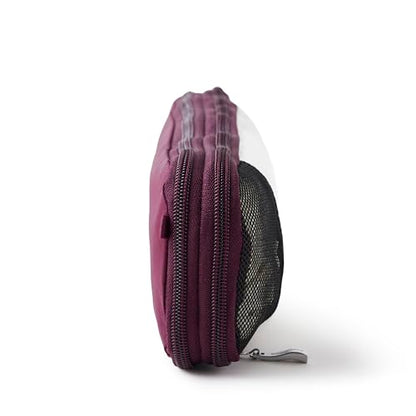 Baggallini Long Compression Cube - Lightweight Compression Packing Cube for Travel - color: Mulberry