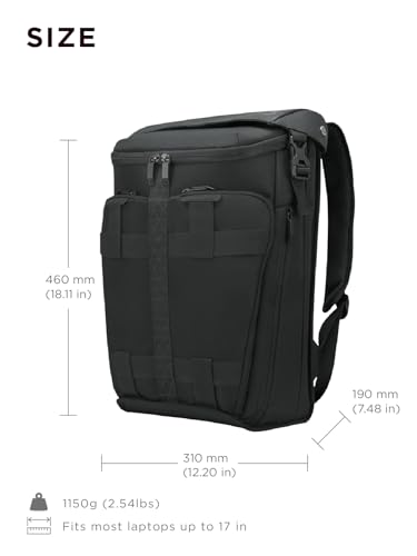 Lenovo Legion Active 17-inch Gaming Backpack - Black - Laptop Compartment - Durable & Water Resistant - Water Bottle Pocket - style: Active