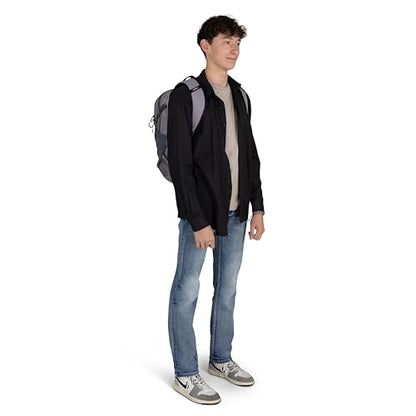 Osprey Axis Laptop Backpack – Sleek Everyday Pack with Laptop Sleeve, Water Bottle Pockets & Compression Straps - color: Soundwave Grey