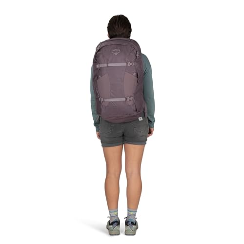 Osprey Fairview 40L Women's Travel Backpack - Carry On Bag with Laptop Sleeve and Toiletry Pocket, Cascade Blue-Torrent Blue - color: Cascade Blue Torrent Blue, style: 40l