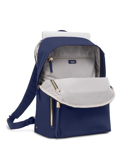 Tumi Unisex Halsey Backpack, Indigo/Light Gold, One Size - color: Indigo/Light Gold