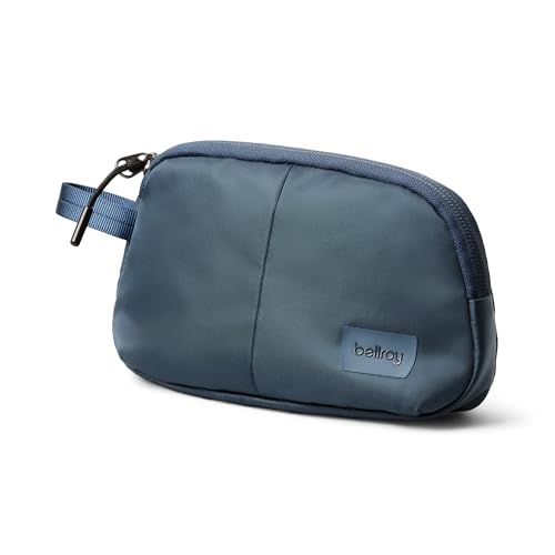 Bellroy Laneway Daily Pouch (Organizer Pouch for Everyday or Travel, with Internal Organization) - Bluesteel - color: Bluesteel