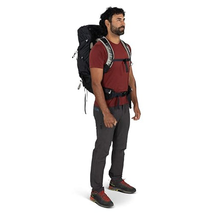 Osprey Stratos 36L Men's Hiking Backpack - Lightweight Backpacking Pack with Waterproof Raincover - Camping Bag, Nirvana Blue - color: Nirvana Blue, style: 36l
