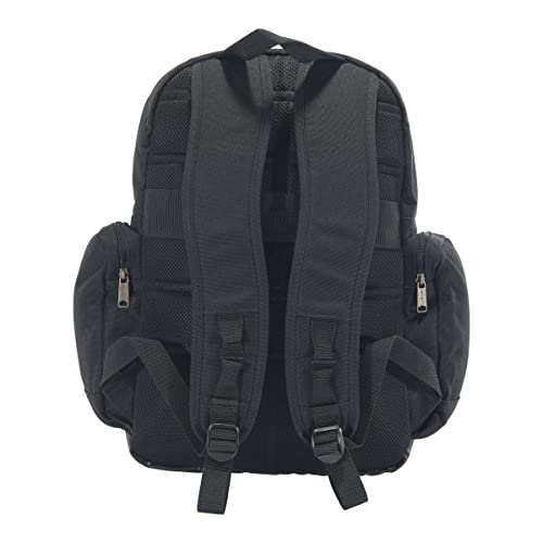 Carhartt 35L Triple-Compartment Backpack, Durable Pack with Laptop Sleeve and Duravax Abrasion Resistant Base, Black - color: Black